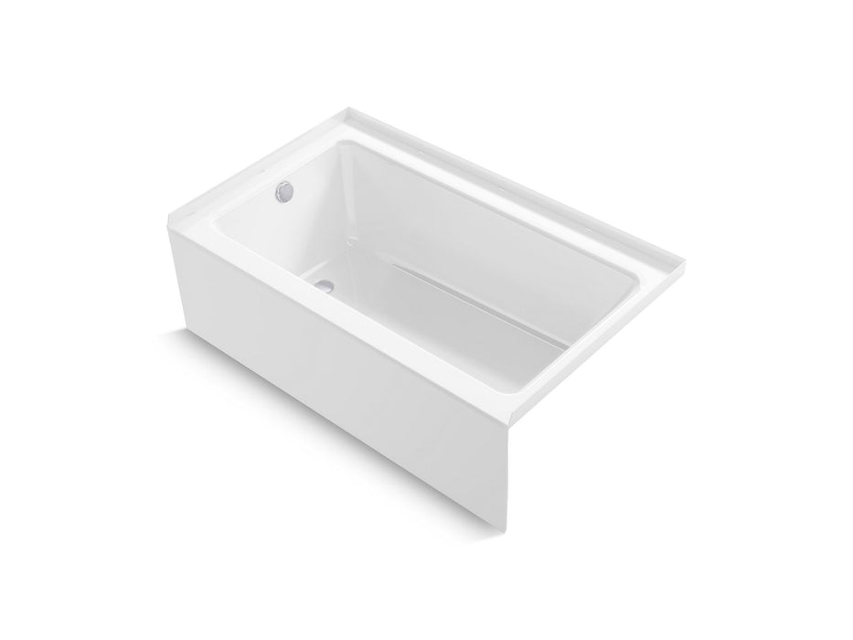 Sterling 71621110 Forum 60" x 36" Vikrell® Alcove Bath, Left Drain
