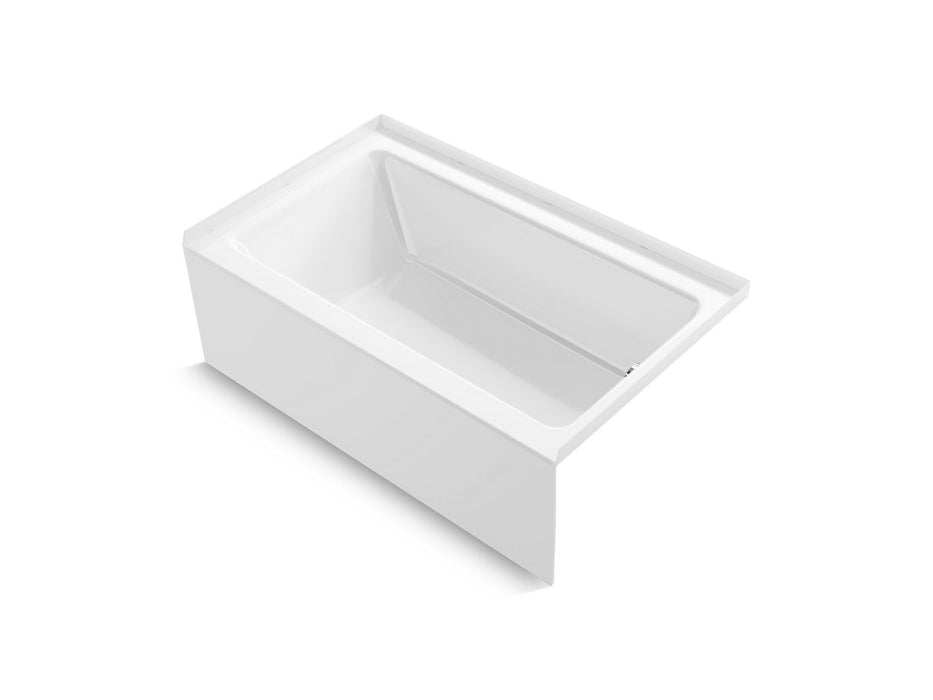 Sterling 71621122 Forum 60" x 36" Above-floor-drain Vikrell® Alcove Ba
