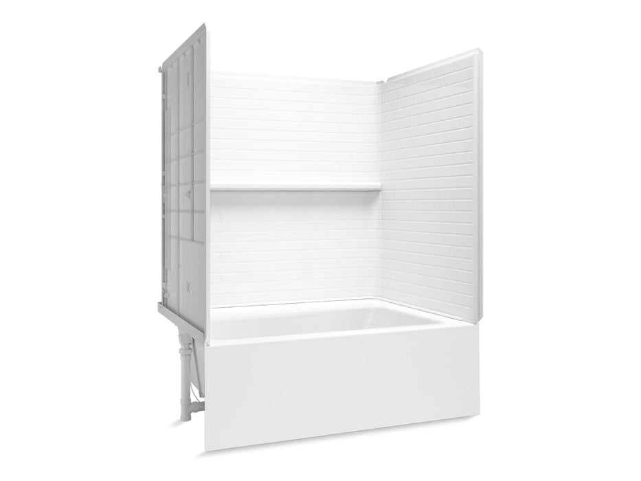 Sterling 71630112 Forum Traverse 60" x 42" Above-floor-drain Vikrell® 