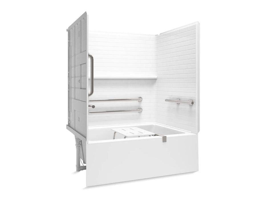Sterling 71630117 Forum Traverse 60" x 42" Above-floor-drain Vikrell® 