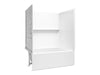 Sterling 71630118 Forum Traverse 60" x 42" Vikrell® Above-floor-drain 