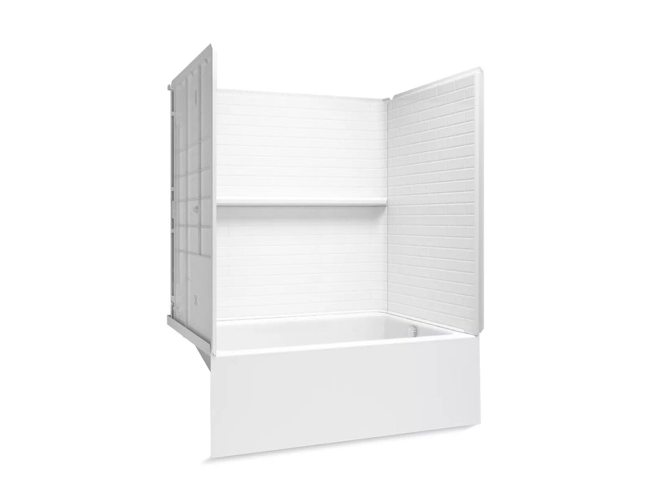 Sterling 71630122 Forum Traverse 60" x 42" Above-floor-drain Vikrell® 