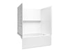 Sterling 71630128 Traverse 60" x 42" Vikrell® Above-floor-drain Bath/s