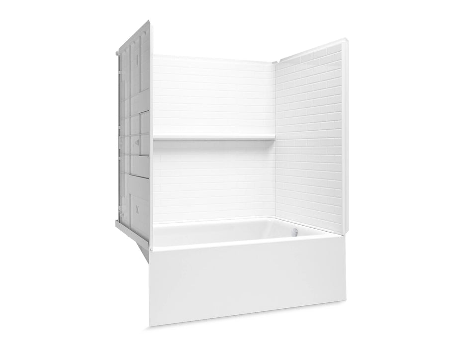 Sterling 71630128 Traverse 60" x 42" Vikrell® Above-floor-drain Bath/s