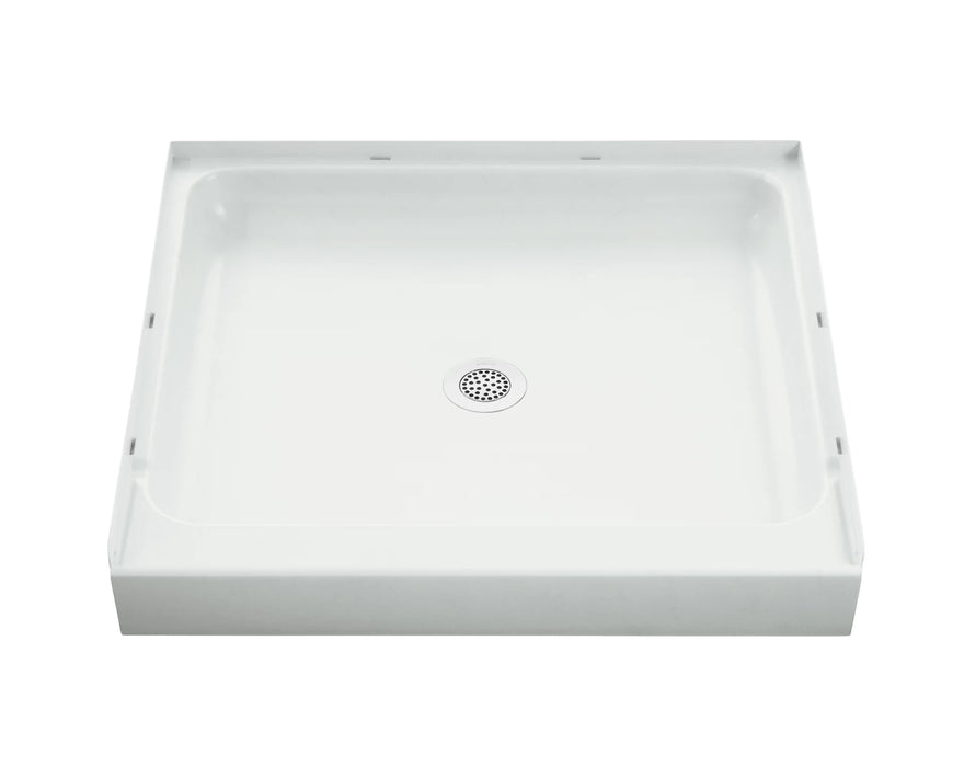 Sterling 72101100 Ensemble 36" x 34" Vikrell® Shower Base, Center Drai