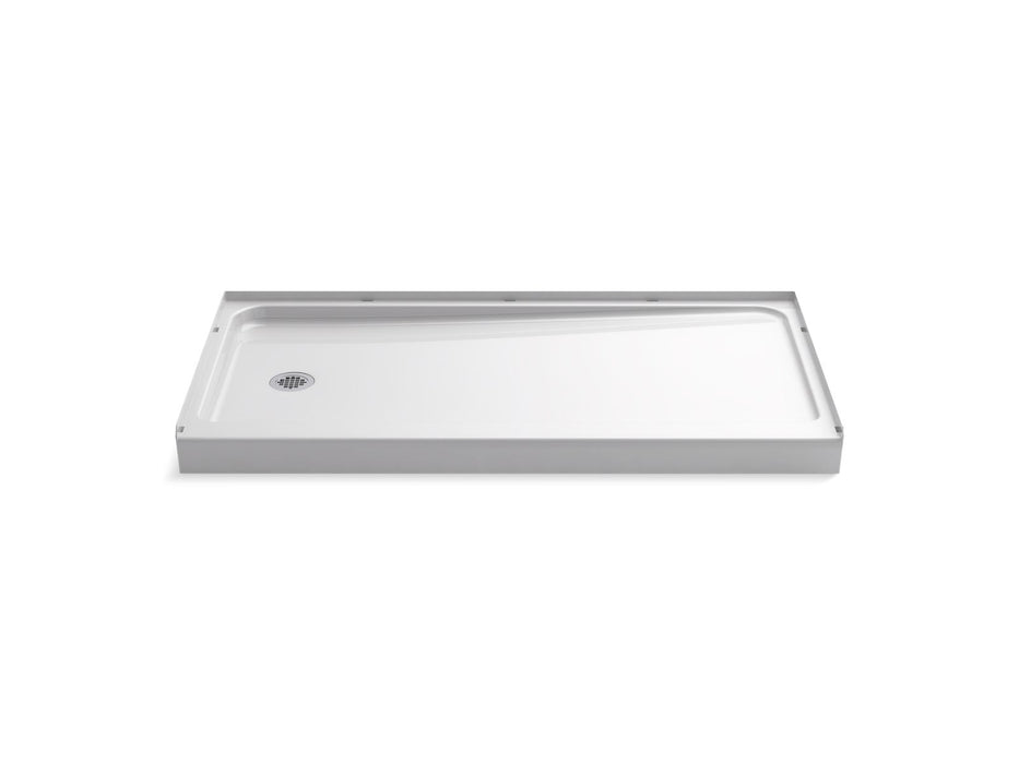 Sterling 72181110 Ensemble 60" x 32" Vikrell® Shower Base, Left Drain