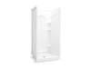 Sterling 72200100 Ensemble Curve 36" x 34" Vikrell® Shower, Center Dra