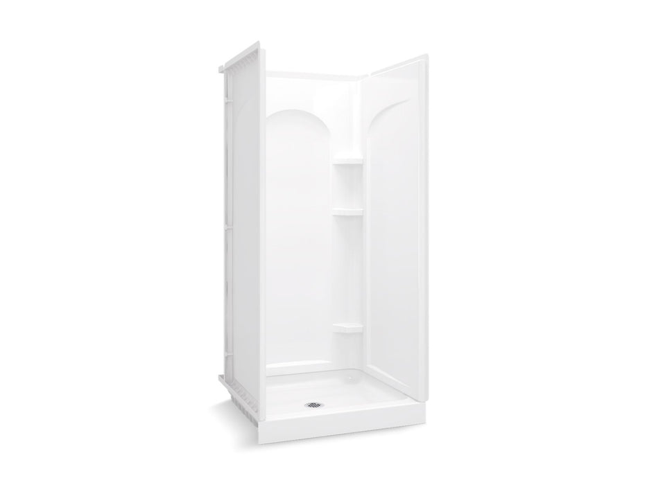 Sterling 72200100 Ensemble Curve 36" x 34" Vikrell® Shower, Center Dra