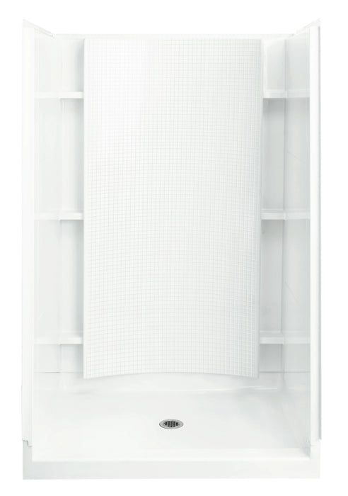 Sterling 72262106 Accord 48" Vikrell® Shower Back Wall with Aging in P