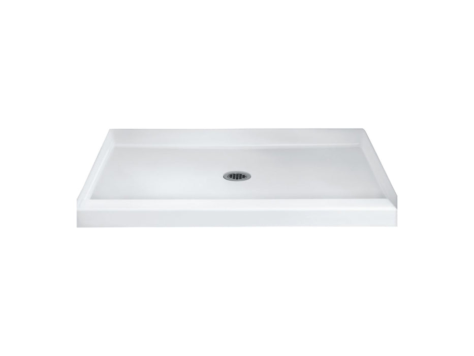 Sterling 72271100 Accord 60" x 36" Vikrell® Shower Base, Center Drain