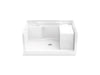 Sterling 72281100 Accord 48" x 36" Vikrell® Seated Shower Base, Center