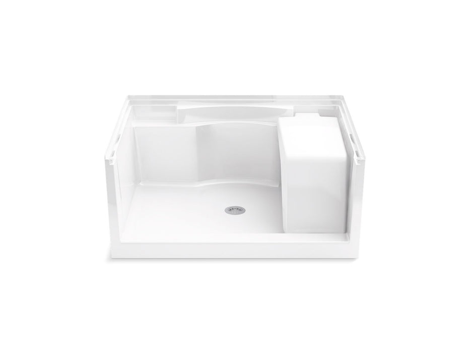 Sterling 72281100 Accord 48" x 36" Vikrell® Seated Shower Base, Center