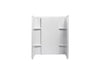 Sterling 72284106 Accord 48" x 36" Vikrell® Seated Shower Wall Set wit