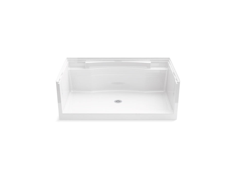 Sterling 72291100 Accord 60" x 36" Vikrell® Seated Shower Base, Center