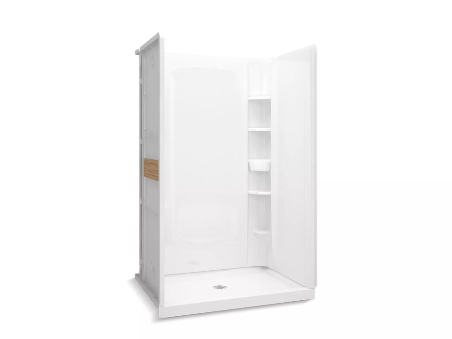 Sterling 72322106 STORE+ 48" Vikrell® Shower Back Wall with Aging in P