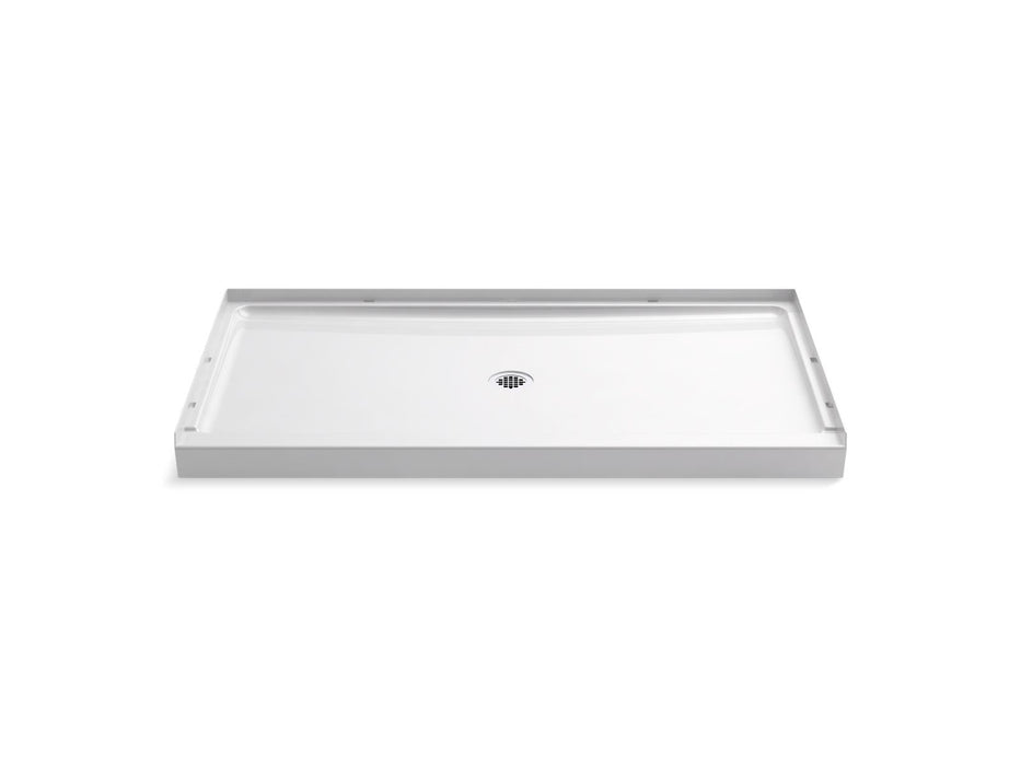 Sterling 72331100 GUARD+ 60" x 34" Vikrell® Shower Base, Center Drain
