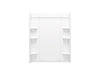 Sterling 72432106 Medley 60" Vikrell® Shower Back Wall with Aging in P