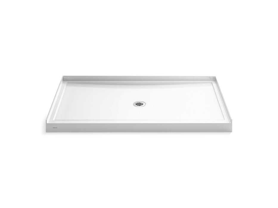 Sterling 95079 GUARD+ 60" x 38" Shower Base, Center Drain