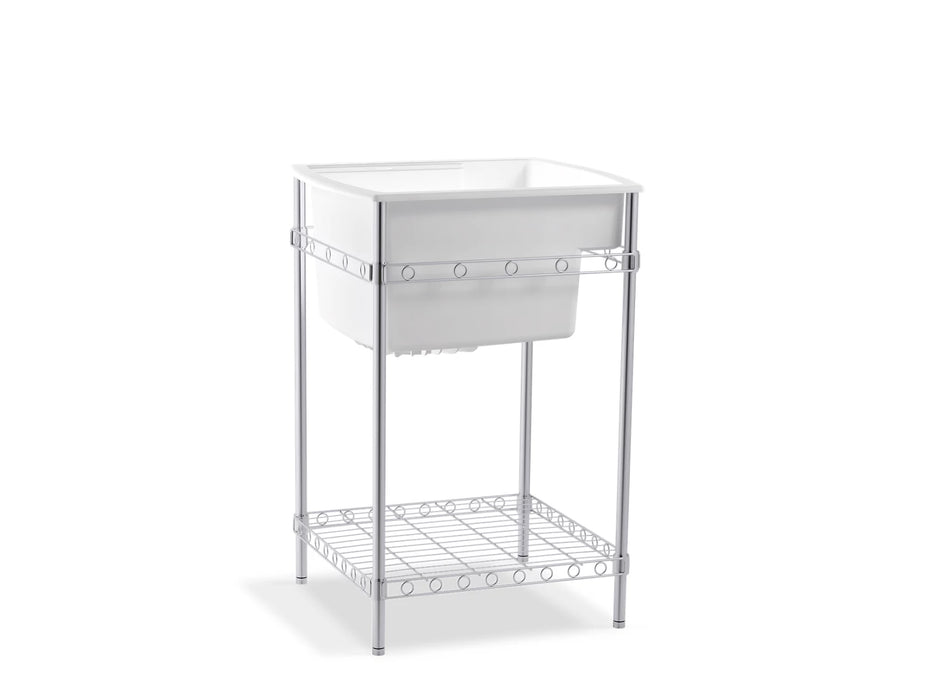 Sterling 996 Latitude 25" Freestanding Utility Sink with Stand