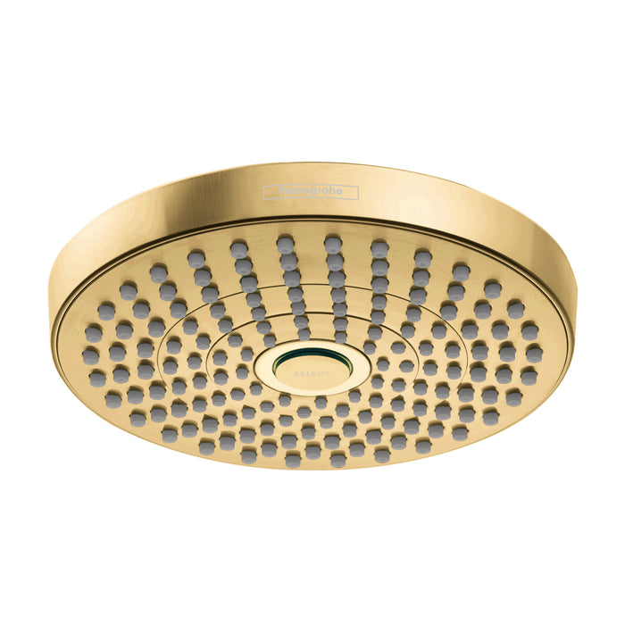 hansgrohe Croma Select S Showerhead 180 2-Jet, 2.5 GPM