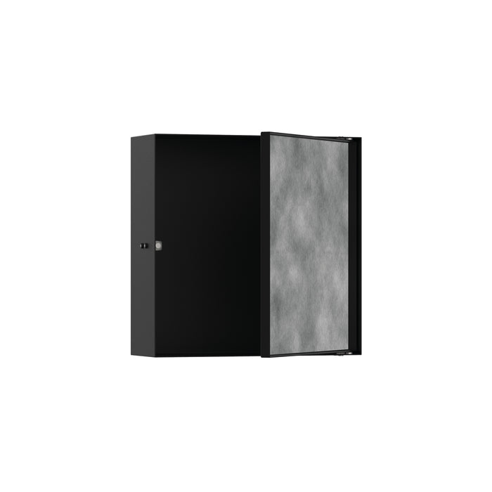 hansgrohe XtraStoris Rock Wall Niche with Tileable Door 12"x 12"x 4"