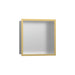 hansgrohe XtraStoris Individual Wall Niche Brushed Stainless Steel with Design Frame 12"x 12"x 4"