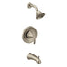 Moen T2743 Glyde 2.5 GPM Tub and Shower Trim Package with Single Function Shower Head in Brushed Nickel