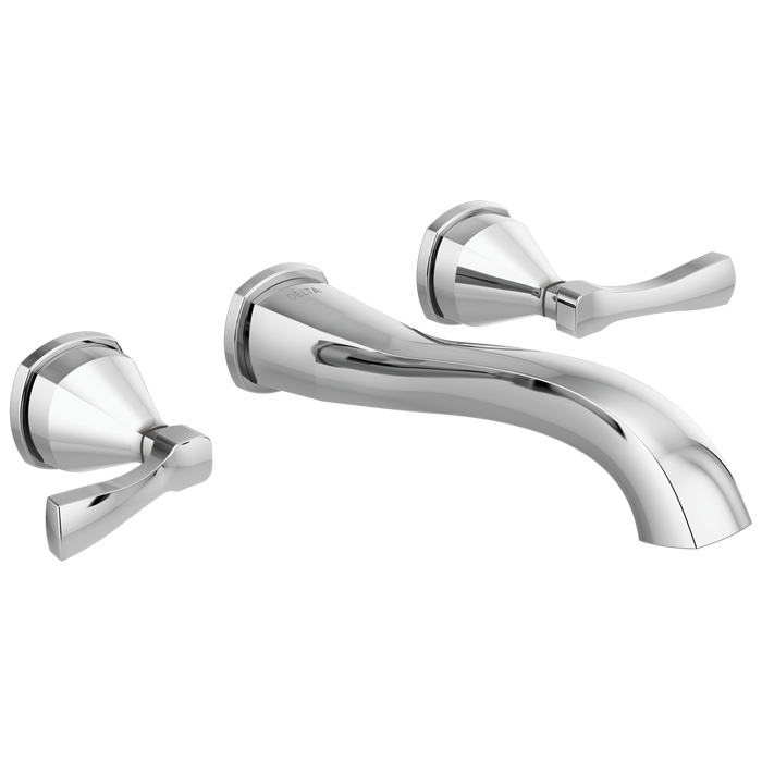 Two Handle Wall Mount Bathroom Faucet Trim