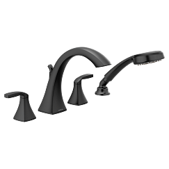 Moen Two-Handle Roman Tub Faucet Includes Hand Shower