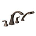 Moen Two-Handle Roman Tub Faucet Includes Hand Shower