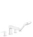 hansgrohe Talis E 4-Hole Roman Tub Set Trim with 1.8 GPM Handshower