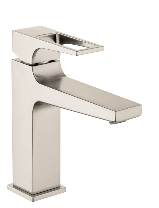 hansgrohe Metropol Single-Hole Faucet 110 with Loop Handle and Pop-Up Drain, 1.2 GPM