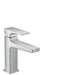 hansgrohe Metropol Single-Hole Faucet 110 with Lever Handle and Pop-Up Drain, 0.5 GPM