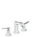 hansgrohe Metris C Widespread Faucet 100 with Pop-Up Drain, 1.2 GPM