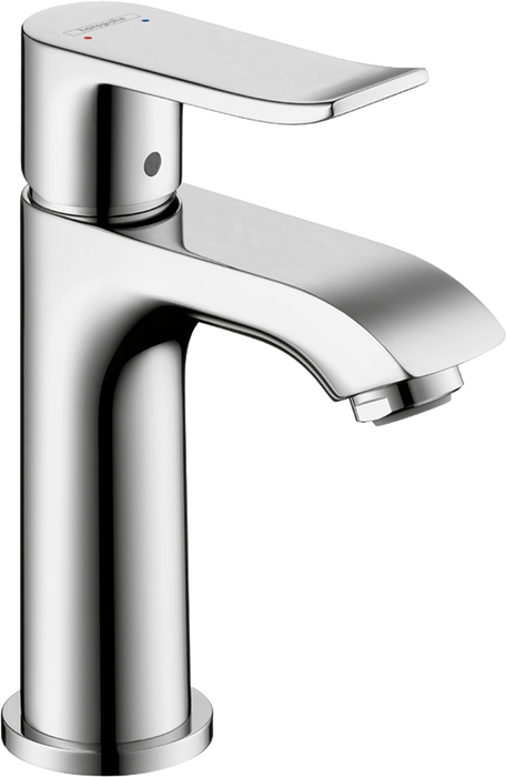 hansgrohe Metris Single-Hole Faucet 100 with Pop-Up Drain, 1.2 GPM