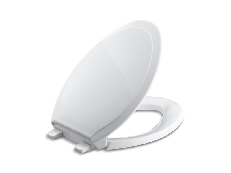 KOHLER K-4734 Rutledge Quiet-Close elongated toilet seat