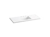 KOHLER K-2783-8 Ceramic/Impressions 49" Vitreous china vanity top with integrated rectangular sink