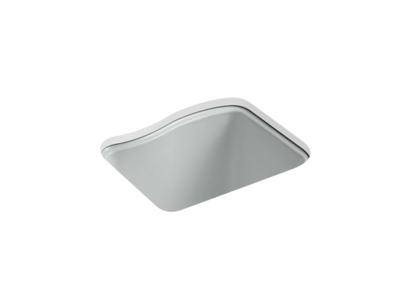KOHLER K-6657-4U River Falls 25" x 22' x 14-15/16" undermount utility sink with 4 faucet holes