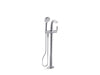 KOHLER T97334-4-CP Refinia Floor-Mount Bath Filler Trim With Handshower in Polished Chrome
