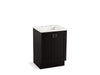 KOHLER K-99526-TK-1WU Poplin 24" bathroom vanity cabinet with toe kick and 2 doors