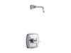 KOHLER TLS16234-3-CP Margaux Rite-Temp(R) Shower Valve Trim With Cross Handle, Less Showerhead in Polished Chrome