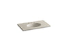 KOHLER K-2798-8 Ceramic/Impressions 37" Vitreous china vanity top with integrated oval sink