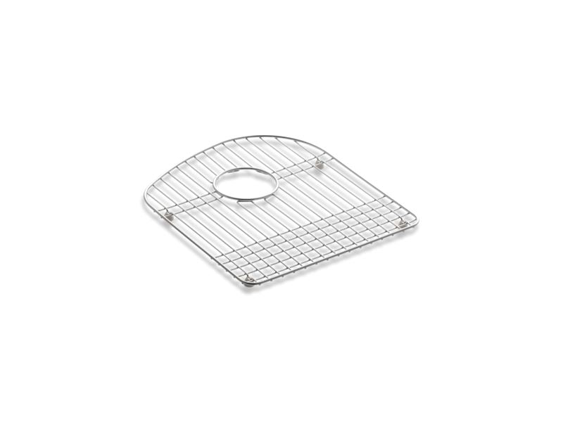 KOHLER 6022-ST Woodfield 13-3/4 X 15-3/4" Stainless Steel Sink Rack, For Right Bowl in Stainless Steel