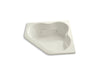KOHLER K-1160-CD-96 Tercet 60" x 60" drop-in whirlpool center drain and custom pump location