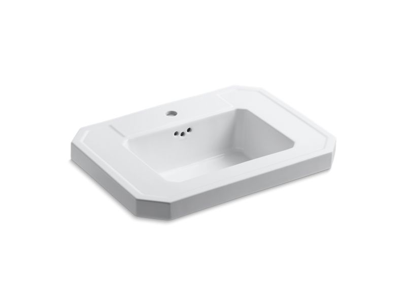 KOHLER K-2323-1-0 Kathryn Bathroom sink basin with single faucet hole