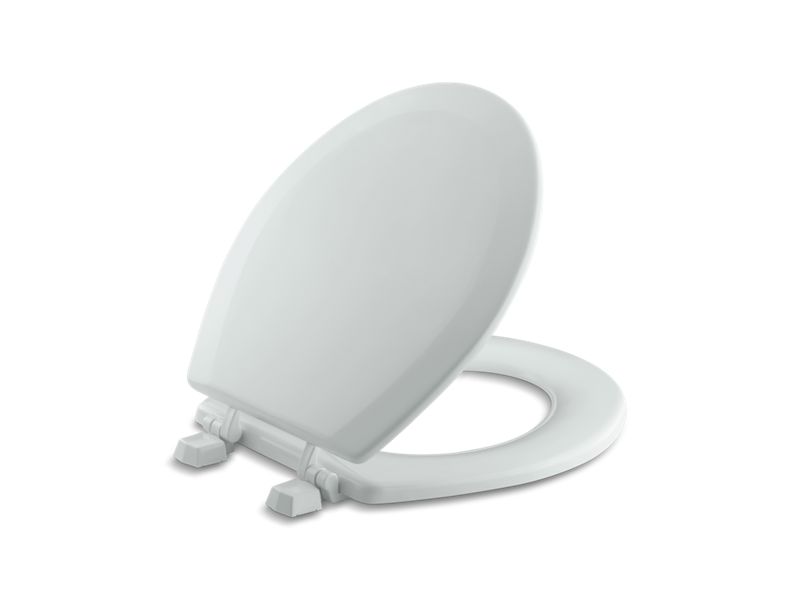 KOHLER K-4716-T Triko round-front toilet seat with plastic hinges
