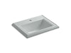 KOHLER K-2241-1 Memoirs Classic Classic drop-in bathroom sink with single faucet hole