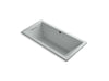 KOHLER K-1822-G-95 Underscore Rectangle 66" x 32" drop-in BubbleMassage(TM) Air Bath