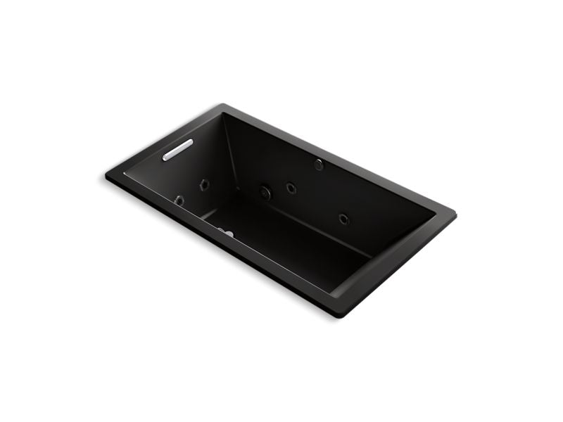 KOHLER K-1173-XH2G-7 Underscore Rectangle 66" x 36" drop-in whirlpool + BubbleMassage(TM) Air Bath