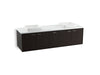 KOHLER K-99550-1WK Jute 72" wall-hung bathroom vanity cabinet with 4 doors and 1 drawer
